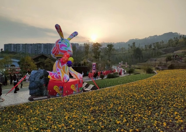 璧山古道灣公園。林霞攝