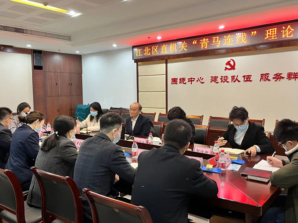 “青馬連線”青年理論學習分享會現場。蔣海濤攝