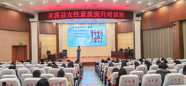 培訓現場。巫溪縣婦聯供圖