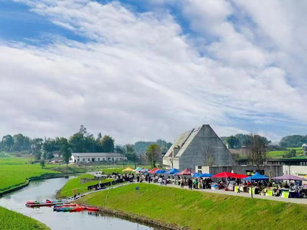花式美食區。江津區委宣傳部供圖