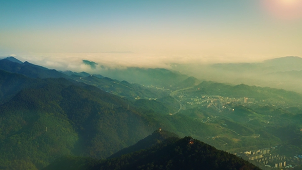 橋口壩森林公園。一品街道供圖