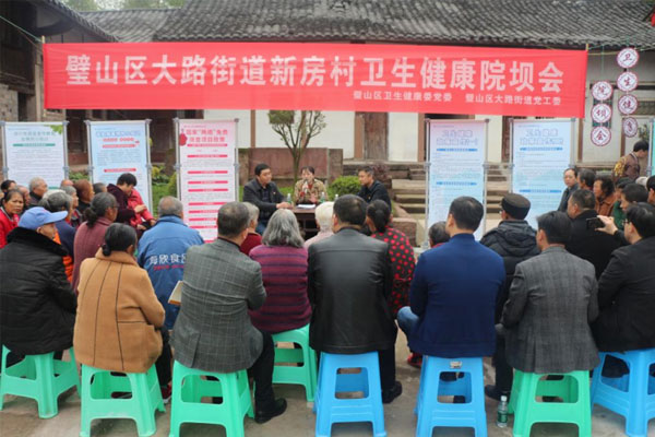 璧山區“衛生健康院壩會”現場。蔣永勁攝