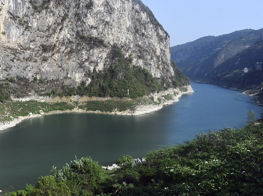 烏江畫廊重慶涪陵段景觀。黃河攝