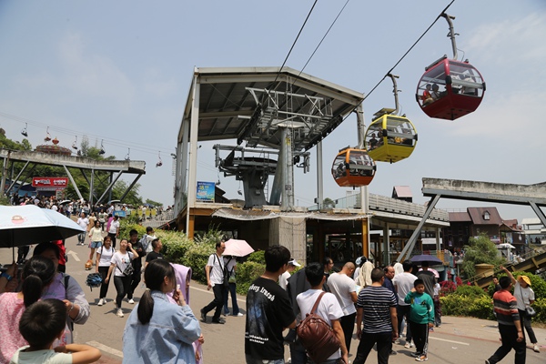 美心紅酒小鎮人氣火爆。景區供圖