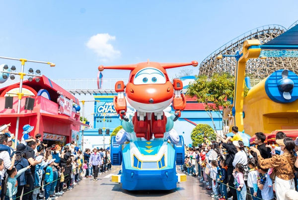 超級飛俠主題樂園。景區供圖