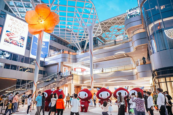 龍湖愛加兩江星悅薈開業現場。龍湖供圖