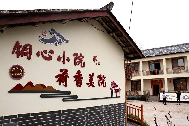 干凈整潔的荷香美院。胥世鵬攝