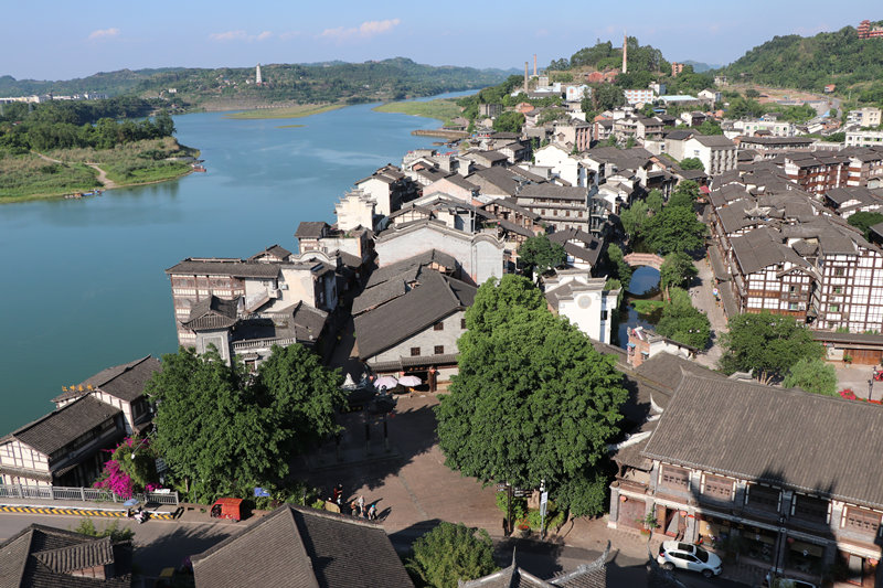 安居古城。胥世鵬攝