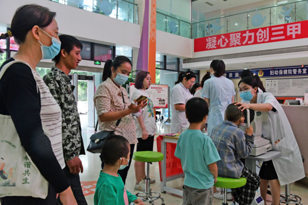 活動現場。璧山婦幼保健院供圖
