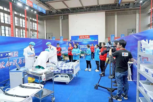 比賽現場。璧山區中醫院供圖