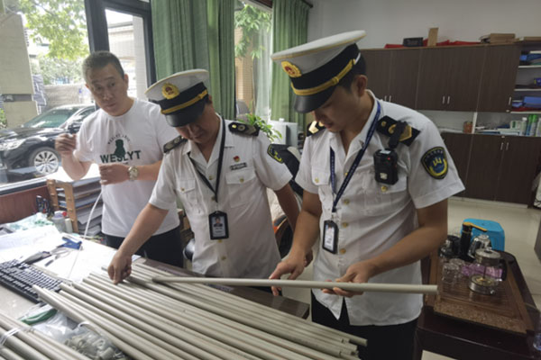 檢查現場。江津區衛生健康綜合行政執法支隊供圖