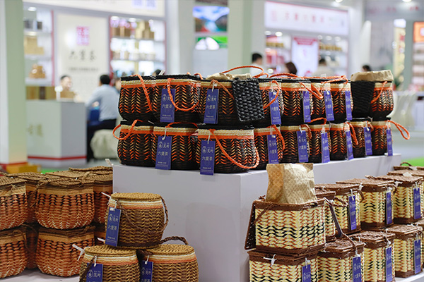 梧州六堡茶展區。向詩佳攝