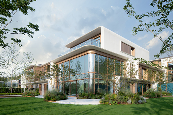 重慶華僑城藍楹灣產品實景圖。重慶華僑城供圖