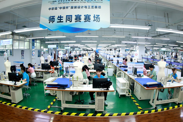 大賽現場。重慶工商學校供圖