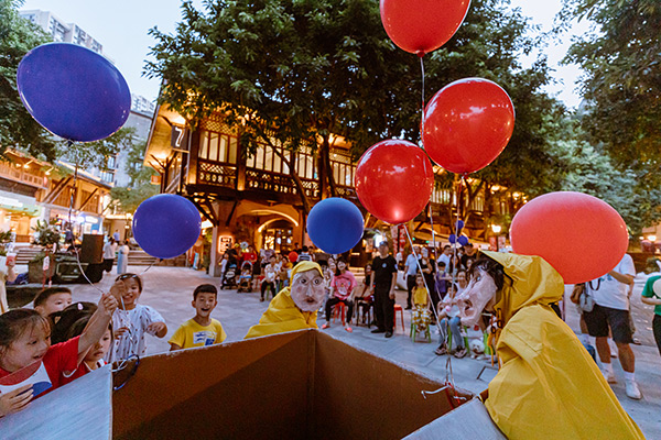 藝術節現場。重慶天地供圖