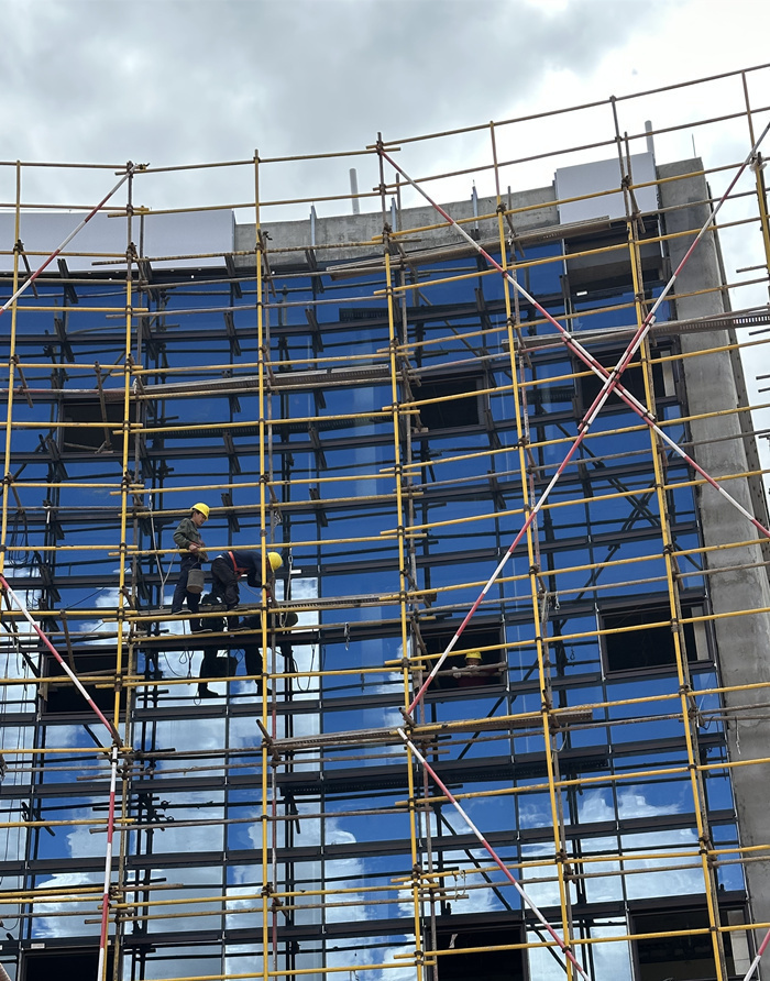 渝昌工人文化館建設現場。劉政寧攝