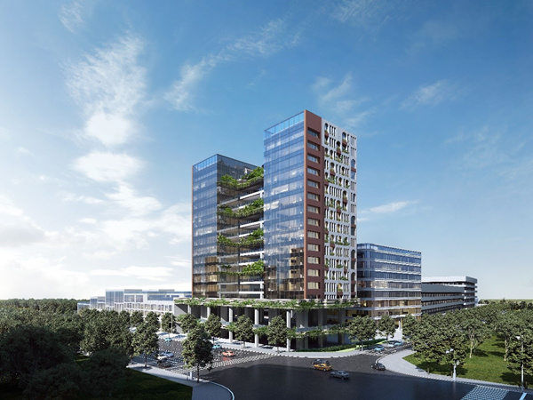 美心春風智能門窗項目將打造垂直綠化和屋頂花園。企業供圖