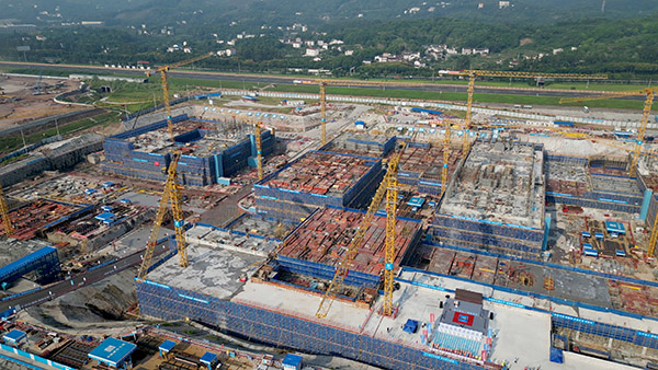 項目現場。中建三局供圖