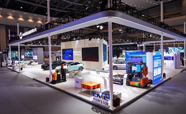 長安民生物流展區。長安民生物流供圖