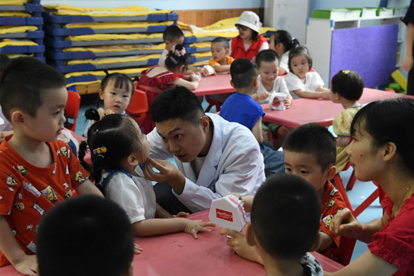 活動現場。璧山區婦幼保健院供圖