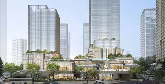 啟元光里商業意境圖。啟元光里供圖