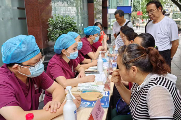 活動現場。重醫附屬口腔醫院供圖