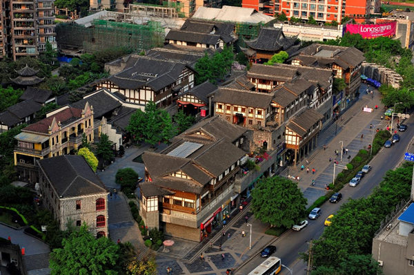 重慶映像·萬達坊實景圖。重慶映像·萬達坊供圖