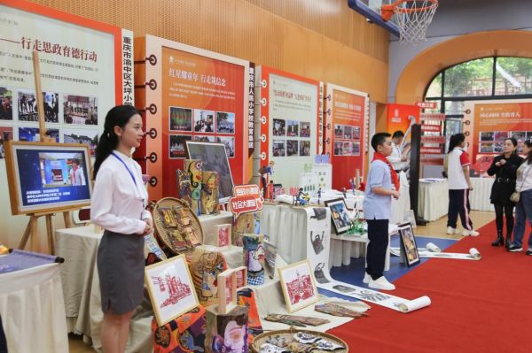 成果展示現場。唐文蕤攝