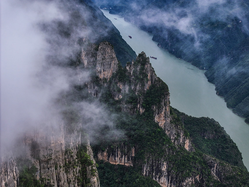 巫峽風光。王正坤攝