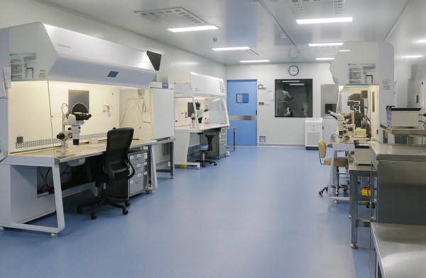 生殖醫學中心內部。重慶安琪兒婦產醫院供圖