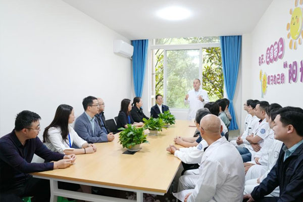 開診儀式現場。重慶大學附屬江津醫院供圖