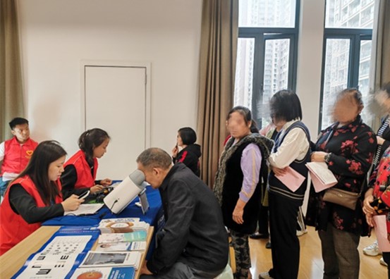 活動現場。重慶愛爾眼科醫院總院供圖