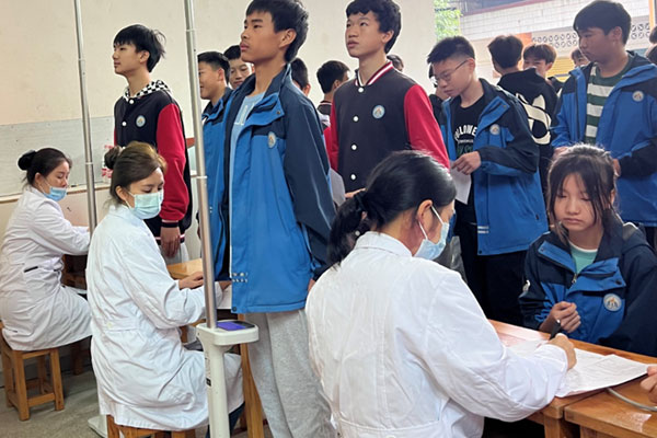 檢查現場。江津區疾控中心供圖