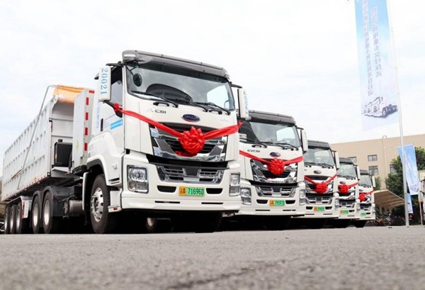 慶鈴換電重卡。慶鈴集團供圖