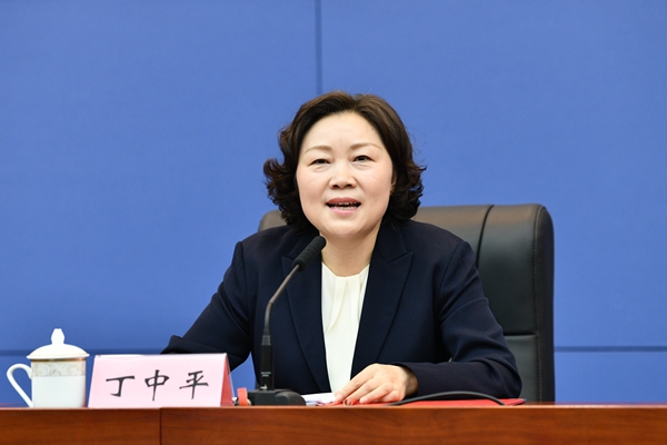 發布會上，重慶市民政局局長丁中平介紹相關情況。鄒樂攝