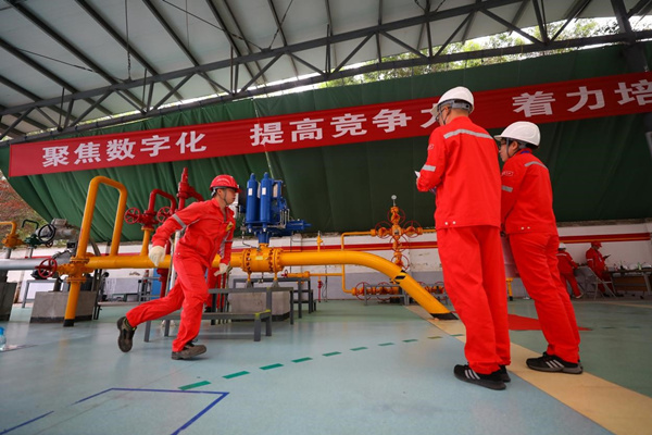 數字化運維技術技能競賽現場。鄭元濤攝