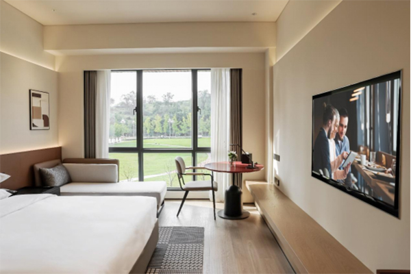 重慶茶園馨樂庭連心酒店豪華單房公寓。金隅地產供圖