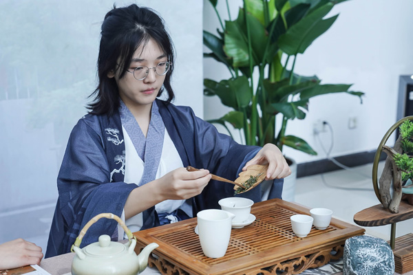 茶藝表演。西南大學供圖