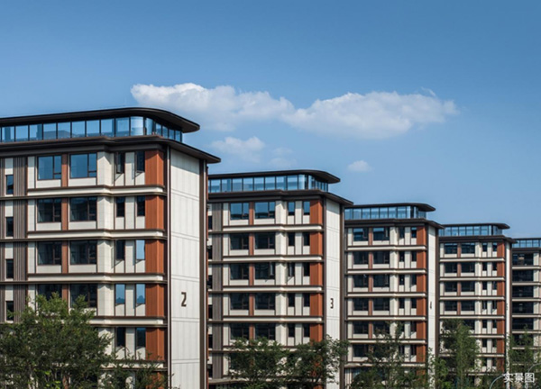 招商渝天府交付實景圖。招商蛇口供圖