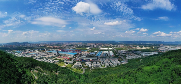 重慶國際物流樞紐園區。受訪單位供圖