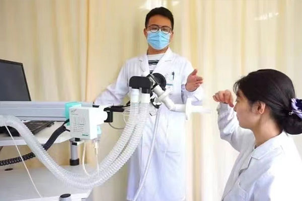 肺功能檢測培訓。重慶醫科大學附屬第三醫院供圖