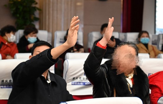 現場互動提問環節。重慶愛爾眼科醫院總院供圖