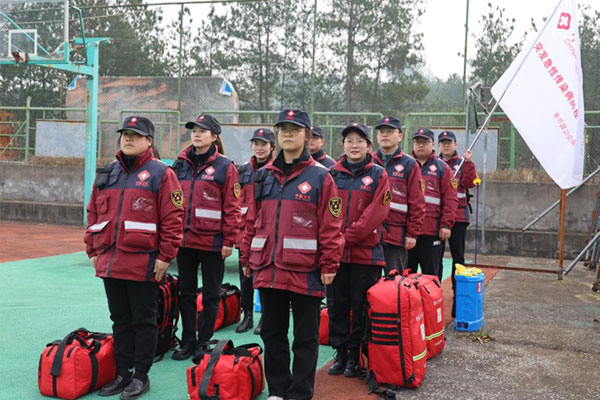 奉節縣疾病預防控制中心傳染病應急小分隊。奉節縣疾病預防控制中心供圖