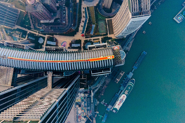 高空步道。重慶來福士供圖