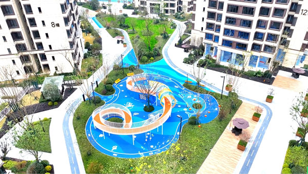 中國電建地產洺悅城·璽悅交付實景圖。中國電建地產供圖