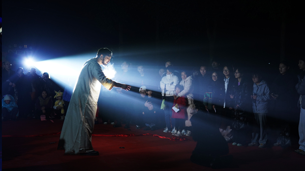 演出現場。重慶對外經貿學院供圖