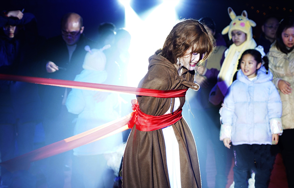 演出現場。重慶對外經貿學院供圖