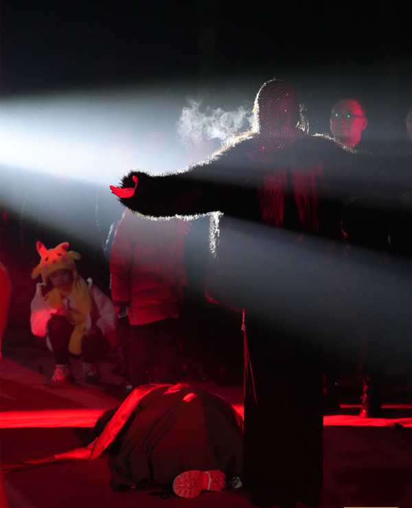 演出現場。重慶對外經貿學院供圖