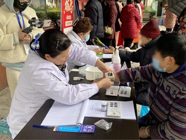 活動現場。重慶中腎醫院供圖