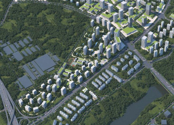 王家莊TOD項目。交通開投集團供圖